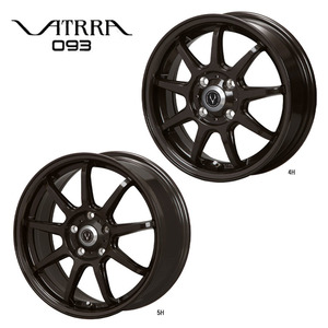 送料無料 ハートボイス VATRRA 093DB 7J-17 +40 5H-114.3 (17インチ) 5H114.3 7J+40【4本セット 新品】