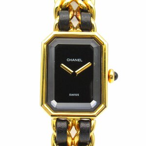 シャネル プルミエールL ブランドオフ CHANEL GP（ゴールドメッキ） 腕時計 GP/革 中古 レディース