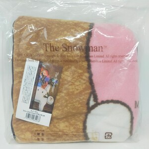 ●未使用●The Snowman スノーマン フリース クッション ブランケット ひざ掛け　S