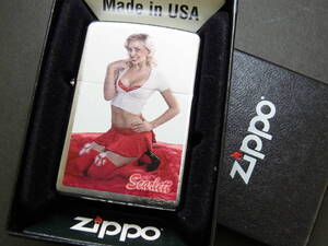 MM96 新品 未着火 Zippo ピンナップ ガール セクシー ガール Scanlett ジッポー アメリカン 女優