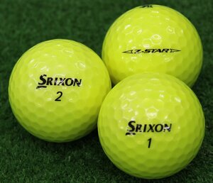 Aランク スリクソン SRIXON Z-STAR プレミアムパッションイエロー 2023年モデル 30個 球手箱 ロストボール