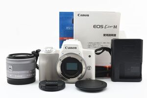 #x114★極上美品★ Canon キャノン EOS Kiss M EF-M 15-45mm