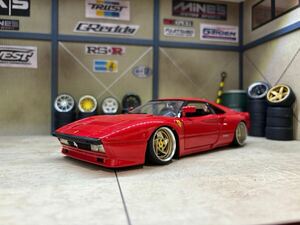 1/18 ホットウィール HOTWHEELS フェラーリ 288GTO(カスタム) オートアート イグニッション 京商 マイスト ソリド