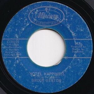 Brook Benton Hotel Happiness / Walk On The Wild Side Mercury US C-30123 205588 R&B R&R レコード 7インチ 45