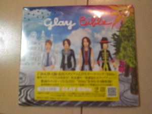 新品未開封 シングルCD GLAY「Bible」初回プレス仕様［CD+DVD］ 送料ゆうメール2枚まで180円