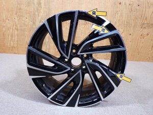 100 VW フォルクスワーゲン Golf R ゴルフ R 純正 アルミホイール 19インチ 5穴 PCD112 8J 1本 単品 シルバー ブラック