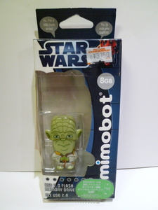 ■ 未使用 mimobot ヨーダ USBメモリー 8GB/廃盤品/STARWARS/YODA/スターウォーズ/ミモボット/mimoco ■