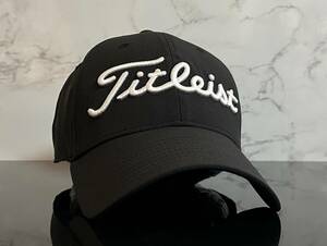 【未使用品】361KC★Titleist タイトリスト ゴルフ キャップ 帽子 CAP 上品で高級感のあるブラックにホワイトロゴ♪《FREEサイズ》