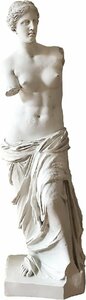セール！即納！ミロのヴィーナス彫像 美の女神アフロディーテ ホワイトキャスト大理石風仕上げ 高さ105cmルーブル美術館 輸入品