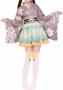 Fサイズ　新品・未使用★可愛い浴衣一式　地雷系★可愛い　メイド　ビキニ★検）セントラル　ミズノ