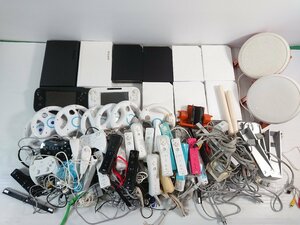 Nintendo 任天堂 WiiU Wii 本体 ホワイト ブラック ヌンチャク コントローラー ACアダプター 太鼓の達人 他 大量 まとめ ジャンク