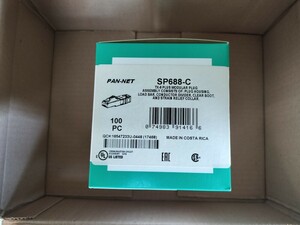 ①PANDUIT パンドウィット　モジュラープラグ　カテゴリー6　SP688-C　100個入り