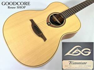 【ジャンク品】 LAG T70A Tramontane アコースティックギター ケース付属●R601304