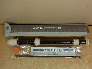 ◎H/803●【未使用品】ヤマハ YAMAHA☆ジャーマン式ソプラノリコーダー☆SOPRANO GERMAN☆YRS-301