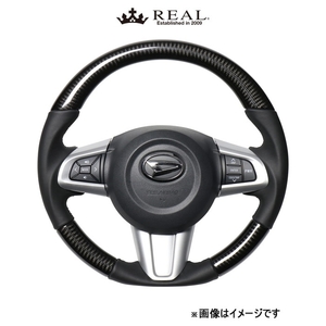 レアル ステアリング オリジナルシリーズ(ブラックカーボン)キャスト スタイル LA250S/LA260S M90-BKC-BK REAL