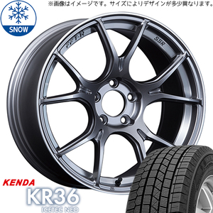 185/55R16 スタッドレスタイヤホイールセット フィットシャトル etc (KENDA KR36 & SSR GTX02 4穴 100)