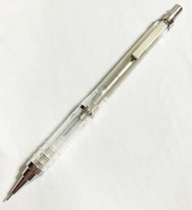 廃盤　MUJI 無印良品　低重心・ノック&振って芯出るシャープペン 0.5ｍｍ　クリア軸　未使用