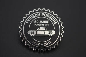 ☆ PORSCHE 914 50周年記念 ピンバッジ W30mm ocitys ワーゲン・ポルシェ タイプ4 VWビートル