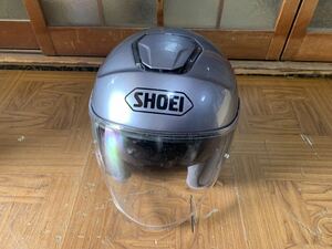 SHOEI ショウエイ J-Cruise Jクルーズ パールグレー メタリック ジェット ヘルメット　Lサイズ