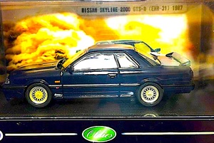 【1987パッケージ!】Ж EBBRO 1/43 Skyline スカイライン Nissan ニッサン R31 GTS-R 1987 Dark Blue ブルー エブロ Ж AUTECH GT-R RS R32