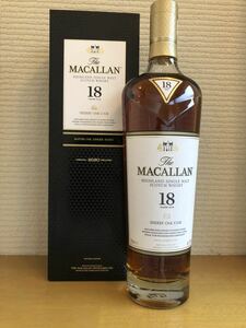 ●未開栓●レアな2020年リリースの MACALLAN ザ マッカラン18年 ウイスキー/シェリーオーク カスク/mercismith2