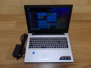 17◆レノボ lenovo ideapad 300/win10/N3050/4GB/500GB ノートPC USEDジャンクにて◆送料込◆ 