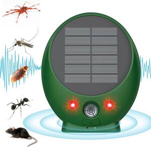 ネズミ駆除 超音波 害虫駆除器 蚊取り器 虫除け器 蚊除け 静音 無臭無毒 360°全方位害虫駆除機
