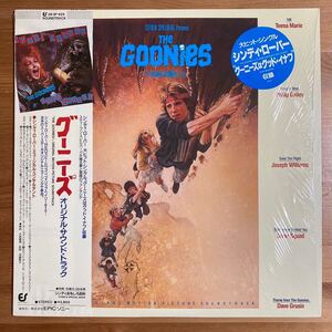 グーニーズ OST 国内盤 サントラ LP シュリンク ハガキ 帯付 美品