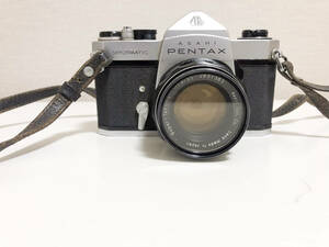 アサヒペンタックス ASAHI PENTAX SPOTMATIC SP Film Camera SUPPER TAKUMAR 1:1.8/55 / 1:3.5/135