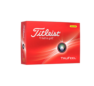 ★新品★タイトリスト★NEW★2024 TRUFEEL トゥルーフィール ゴルフボール★イエロー★1ダース★日本正規品★