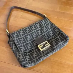 FENDI ズッカ　マンマバケット　ハンドバッグ　ワンショルダー