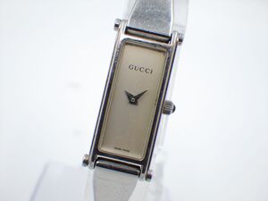 358327【1円スタート】GUCCI グッチ 稼動品 1500L バングルウォッチ レディース 時計 クオーツ ケース12mm