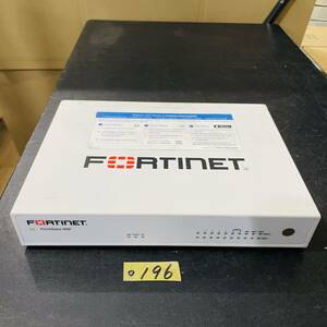 (ヤ)〇196【通電OK】Fortinet FortiGate 60F FG-60F 次世代ファイアウォール FW SD-WAN セキュリティ ドリブンネットワーキング FortiOS