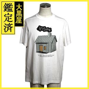 ルイヴィトン ハウスプリントTシャツ メンズM ホワイト コットン RM2319 NPG HOY01W （2143700178766）【200】