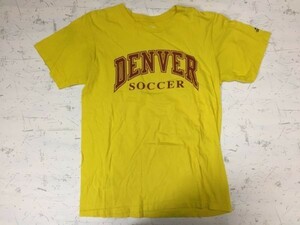 アディダス adidas DENVER デンバー SOCCER サッカー スポーツウェア アメカジ カレッジ 半袖Tシャツ メンズ M 黄色