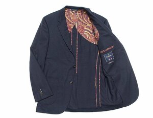 超美品 Brooks Brothers ペイズリー柄裏地 Loro Piana ロロピアーナ ピュアカシミヤ フランネル ジャケット Cambridge ネイビー メンズ 40