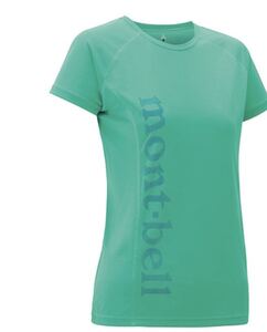 mont-bell モンベル　クールプリントTシャツ　Women’s ペパーミントXL