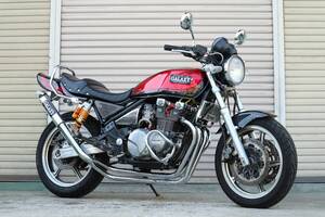 ゼファーΧ　ギャラクシー　ぶち上げ　マフラー　メッキ/50.8πゼファー400 Z400FX Z400GP ZR400C ZR400Gガニマタ 4-2-1 DJ豪NAKANO