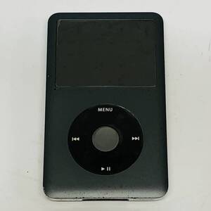 ●動作品 アップル A1238 120GB iPod classic Apple ブラック 音響機器 アイポッド クラシック プレーヤー 音楽 再生 N828