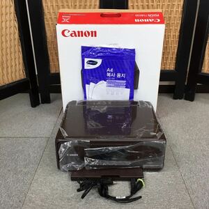 $【売り切り】Canon キャノン インクジェット複合機 PIXUS TS8030 ブラウン PIXUSTS8030BW 事務機器 箱/コピー用紙付属 ジャンク品