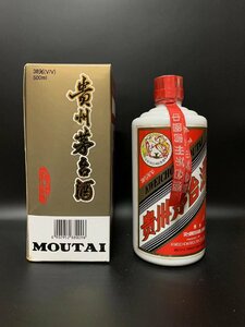 未開封 箱 古酒 現状品 0.5L 38% 962g 中国貴州茅台酒 検索キーワード：中国酒 紹興酒 白酒 茅台酒 葵花 天女 SUNFLOWER