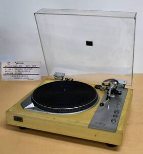 MY1-10【現状品】通電音出し確認済み｜Victor ビクター JL-B41 ターンテーブル レコードプレーヤー 本体｜オーディオ機器　中古 長期保管品