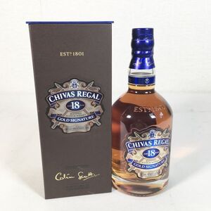 【未開栓】CHIVAS REGAL シーバスリーガル 18年 GOLD SIGNATURE ゴールドシグネチャー ウイスキー