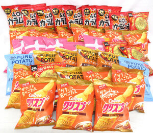 送料300円(税込)■ks619■◎スナック菓子(クリスプ・カラムーチョ 等) 6種 38点【シンオク】