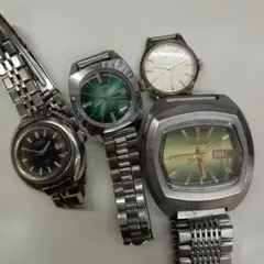 機械式時計　いろいろまとめて4個セット　SEIKO　ORIENTなど　まとめ売り