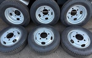 スタッドレス　195/75R15 195/75/15 W989 (W979 ) いすゞ　エルフ　低床　TM 15×5J 116.5-8TC 再塗装　6本値段