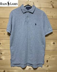 24時間以内発送★入手困難品★美中古・ POLO RALPH LAUREN（ラルフローレン）★ポロシャツ(鹿の子） GRAY サイズM