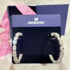 未使用swarovskiのMesmeraフープキャッチピアス