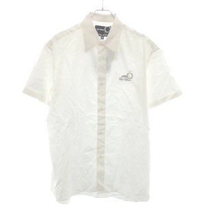 RAF SIMONS × FRED PERRY ラフシモンズ × フレッドペリー Short Sleeve Woven Shirt ショートスリーブシャツ ホワイト M ITXW0AXW6BQW