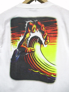 POWELL THRASHER VANS ZORLAC DOGTOWN　NHS SANTA CRUZ Jim Phillips ジム・フィリップス スクリーミングハンド ウェーブ Tシャツ　Sサイズ